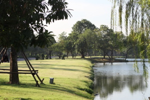 沙拉亚校区美丽的西湖