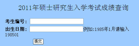 ݿƼѧԺ2011꿼гԳɼѯ