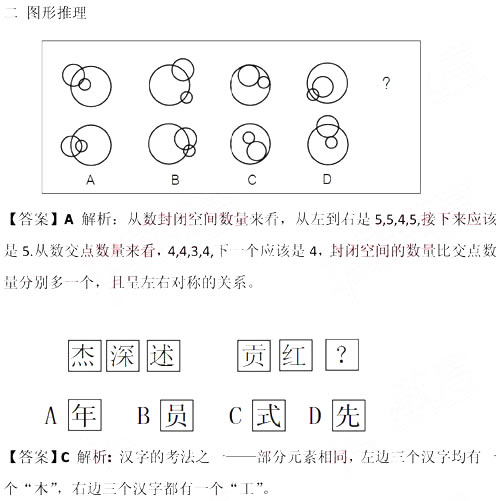 2011年广东公务员行测判断推理真题解析