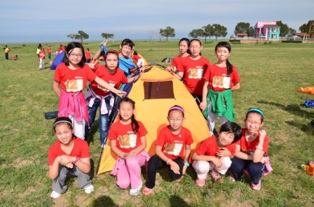 草原拓展夏令营留下一个美好的回忆