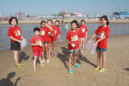 沙滩城堡海滨拓展夏令营8月20日照片