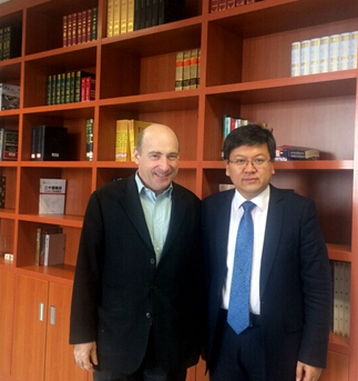 哈萨克斯坦大学领导访问北外国际商学院