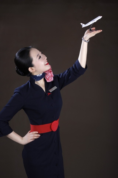 90后空姐朱怡萍:努力使自己更加称职