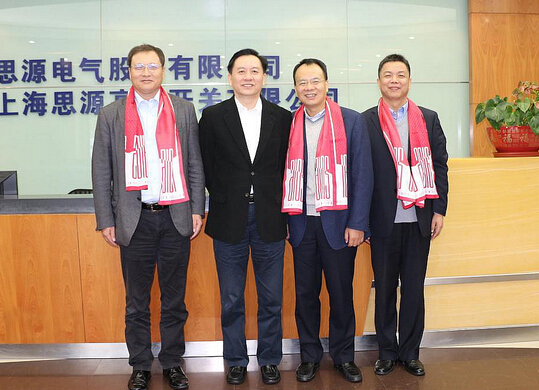 上海交大领导访问思源电气股份有限公司