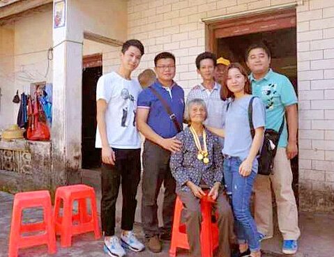 海南外国语职业学院东语系寻访抗战老英雄纪实