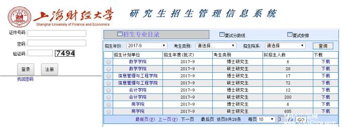上海财经大学2017MBA考试成绩复核说明