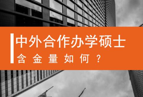 中外合作办学硕士含金量如何? - 育路中外合作