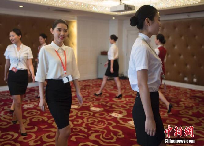 航空公司招空姐現(xiàn)場