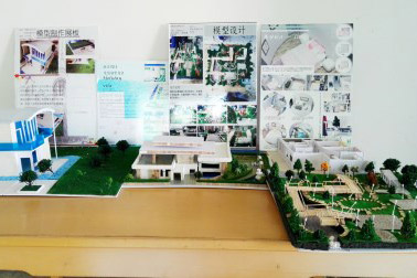 昌航科院举办环境艺术设计专业建筑模型作品展