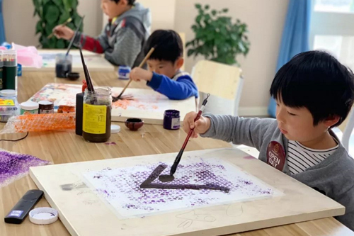 3月31日北京明诚外国语学校的校园开放日