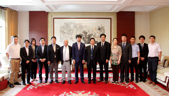 日本和歌山县议会议员访问山东师范大学