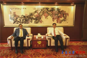 印度NIIT中国区总裁访问青岛大学