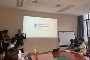 昆士兰大学访问北京外国语大学国际商学院