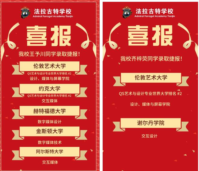 法拉古特天津校区录取成绩