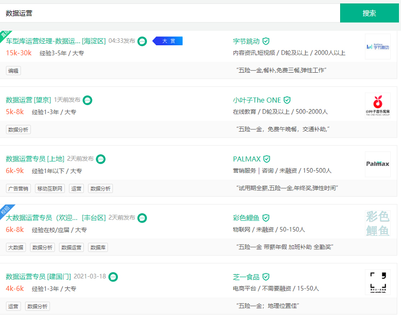 人工智能专业专科生就业岗位