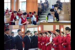 南理工继教学院国际航空乘务专业技能大赛初赛成功举行