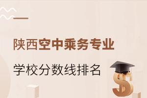 陜西空中乘務專業學校分數線排名