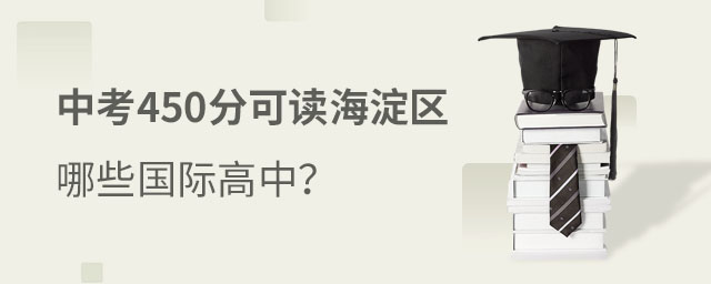 中考450上海淀区国际高中
