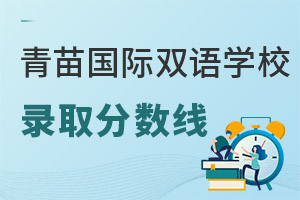 青苗国际双语学校录取分数线