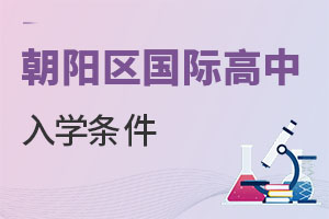 北京朝阳区国际高中入学条件