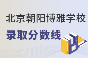 北京市朝阳区博雅学校录取分数线