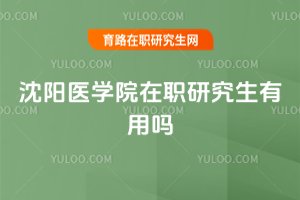 沈阳医学院在职研究生有用吗