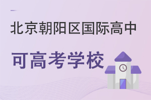 北京朝阳区国际高中可高考学校