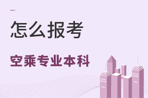 教你怎么報考空乘專業本科學校?
