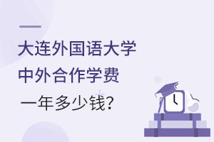 大连外国语大学中外合作培养学费一年多少钱?