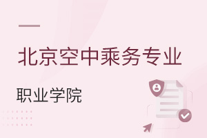 北京空中乘务专业可报名的职业学院