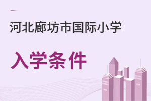 河北廊坊市国际小学入学条件