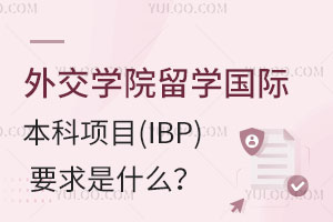外交学院留学国际本科项目(IBP)要求是什么？