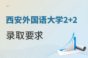 西安外国语大学2+2录取要求是什么？