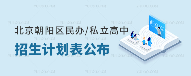 北京朝阳区民办私立高中招生计划表