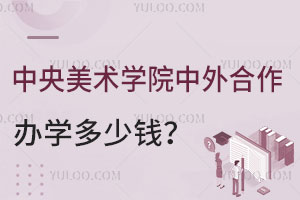 中央美术学院中外合作办学多少钱？