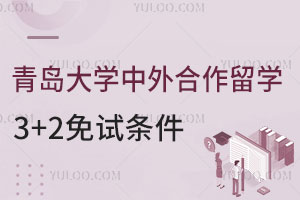 青岛大学中外合作留学3+2免试条件有哪些？