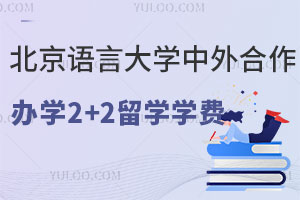 北京语言大学中外合作办学2+2留学学费