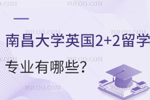 南昌大学英国2+2留学专业有哪些？