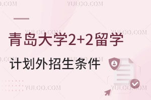 青岛大学2+2留学计划外招生条件有哪些？
