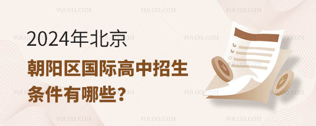 2024年北京朝阳区国际高中招生条件有哪些
