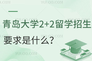 青岛大学2+2留学计划外招生要求是什么？