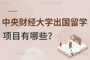 中央财经大学出国留学项目有哪些呢？