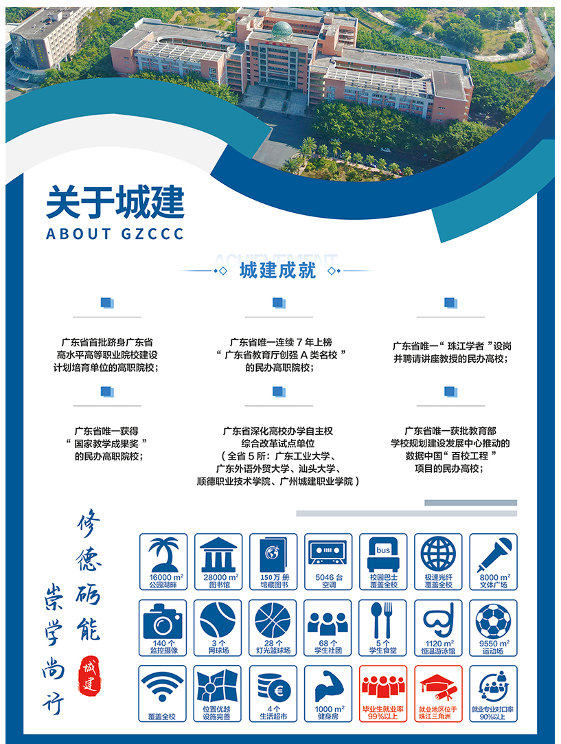 2024年广州城建职业学院春季高考招生简章 2024年广州城建职业学院春季高考招生简章