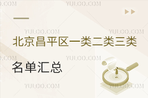 北京昌平区一类二类三类学校名单汇总!含民办私立学校