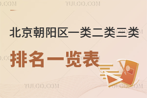 北京朝阳区一类二类三类学校新排名一览表!2024年入学参考