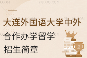 大连外国语大学中外合作办学留学招生简章
