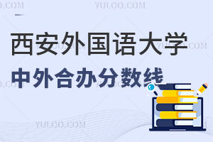 2024年西安外国语大学出国留学中外合作办学分数线是多少？