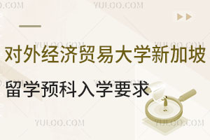 2024年对外经济贸易大学新加坡留学预科AIAC国际课程项目入学要求