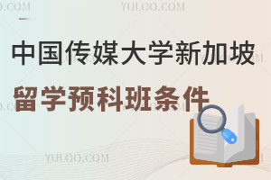 2024年中国传媒大学新加坡留学预科班申请条件