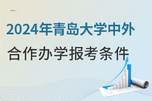 2024年青岛大学中外合作办学报考条件
